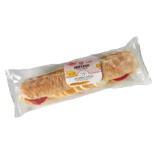 The Bread Office soft baguette ham-kaas